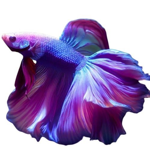 Betta Blue red