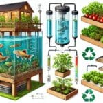 Aquaponics fish farming systems
