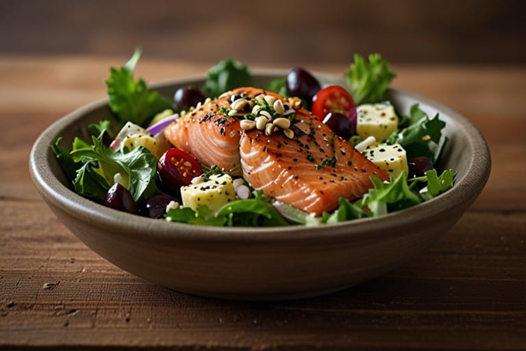 Mediterranean Salmon Salad