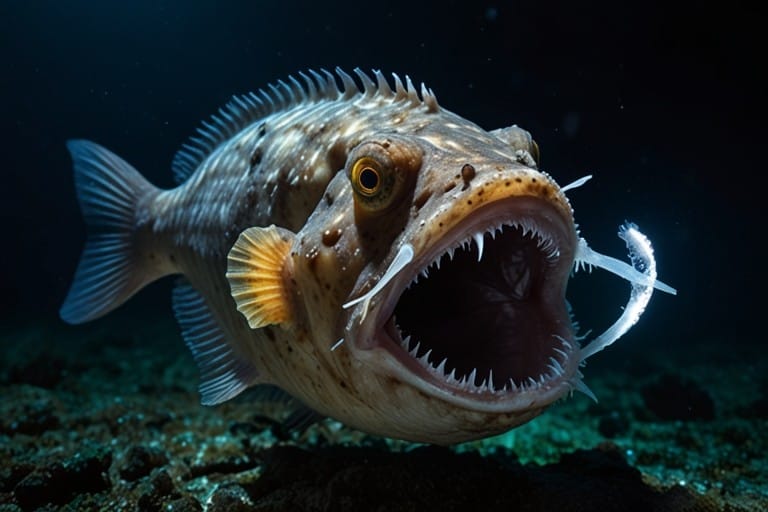 Anglerfish Engulfing