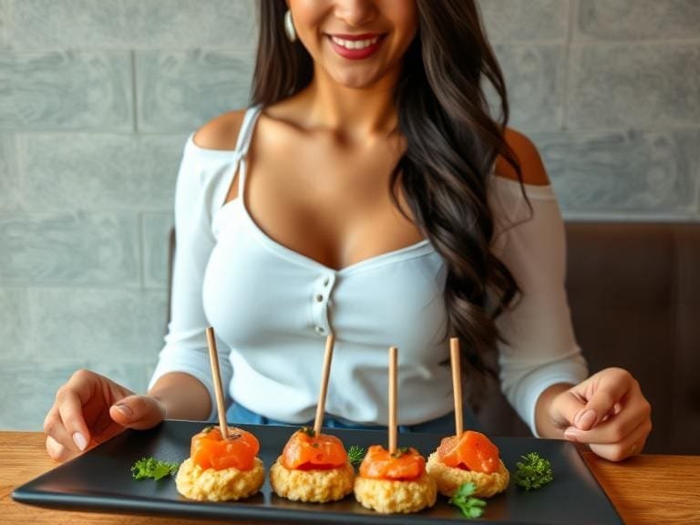 highlighting the health benefits of salmon