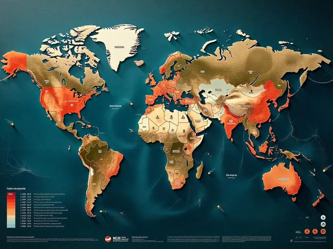 Global fish production by country