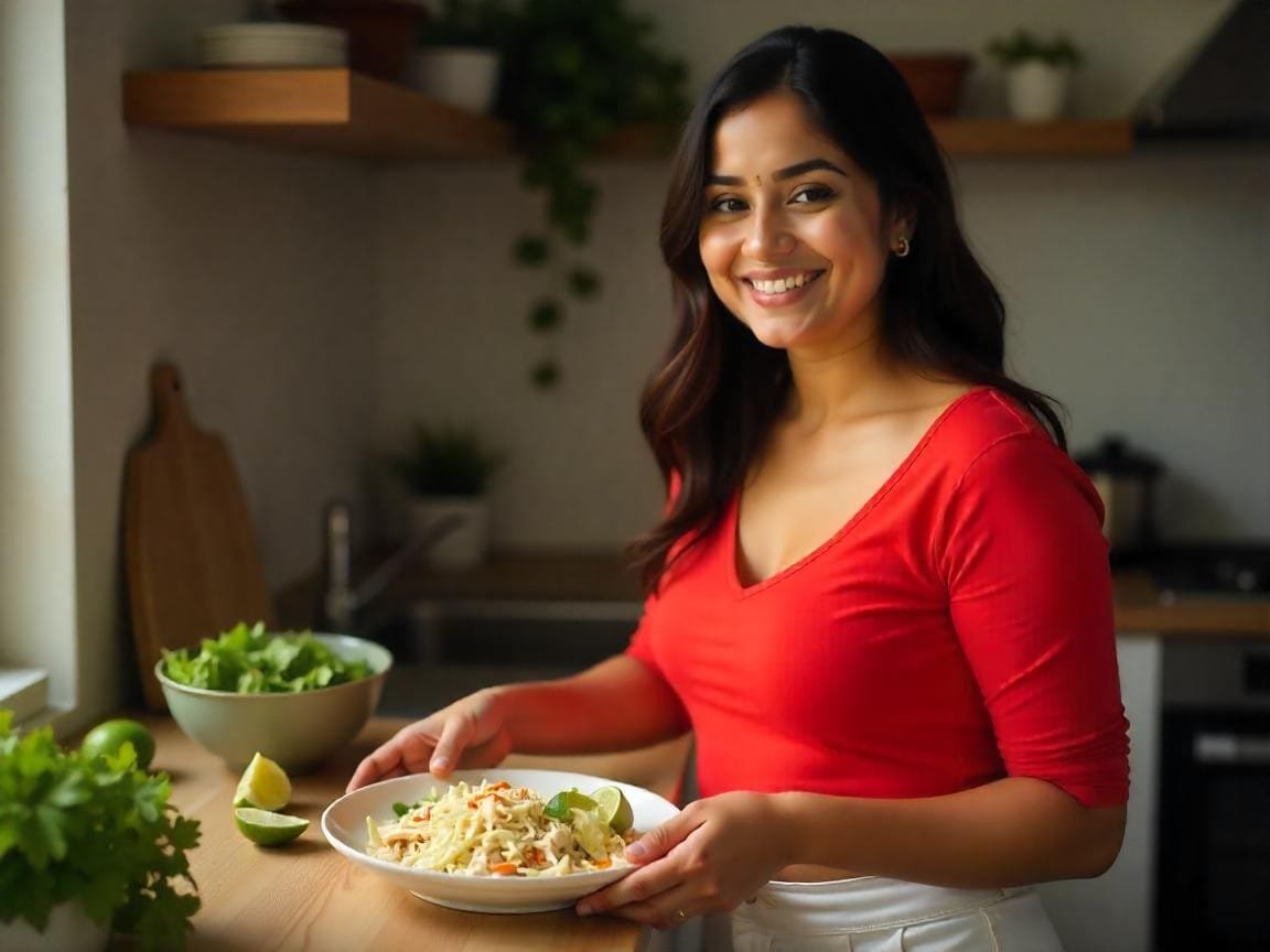 plate of fish tacos with cabbage slaw